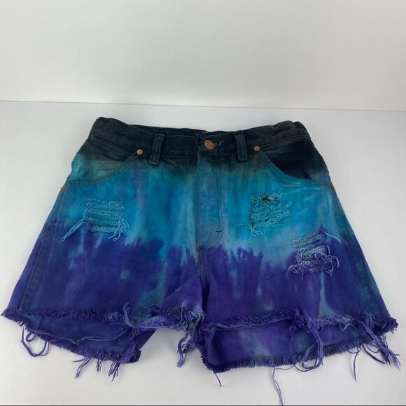 Wrangler vintage‎ Dyed Distressed shorts - Picture 3 of 7